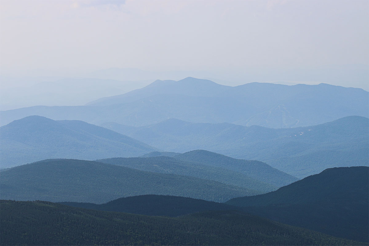 The White Mountains Range in New Hampshire